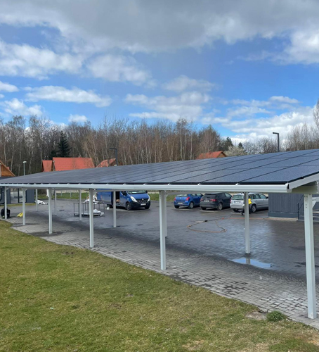 18 kW Carport-System in Schweden