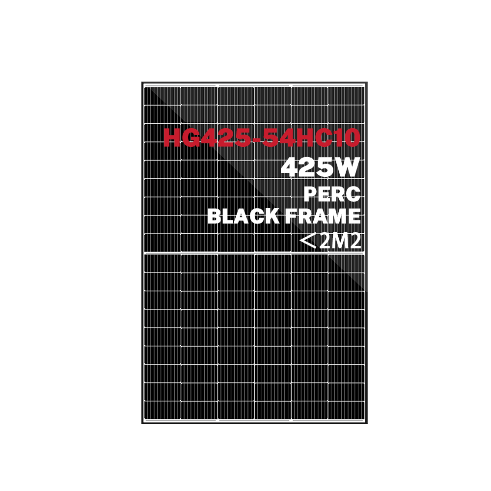 Higon Residential 420 W schwarzes Rahmen-Halbzellen-PERC-Solarmodul