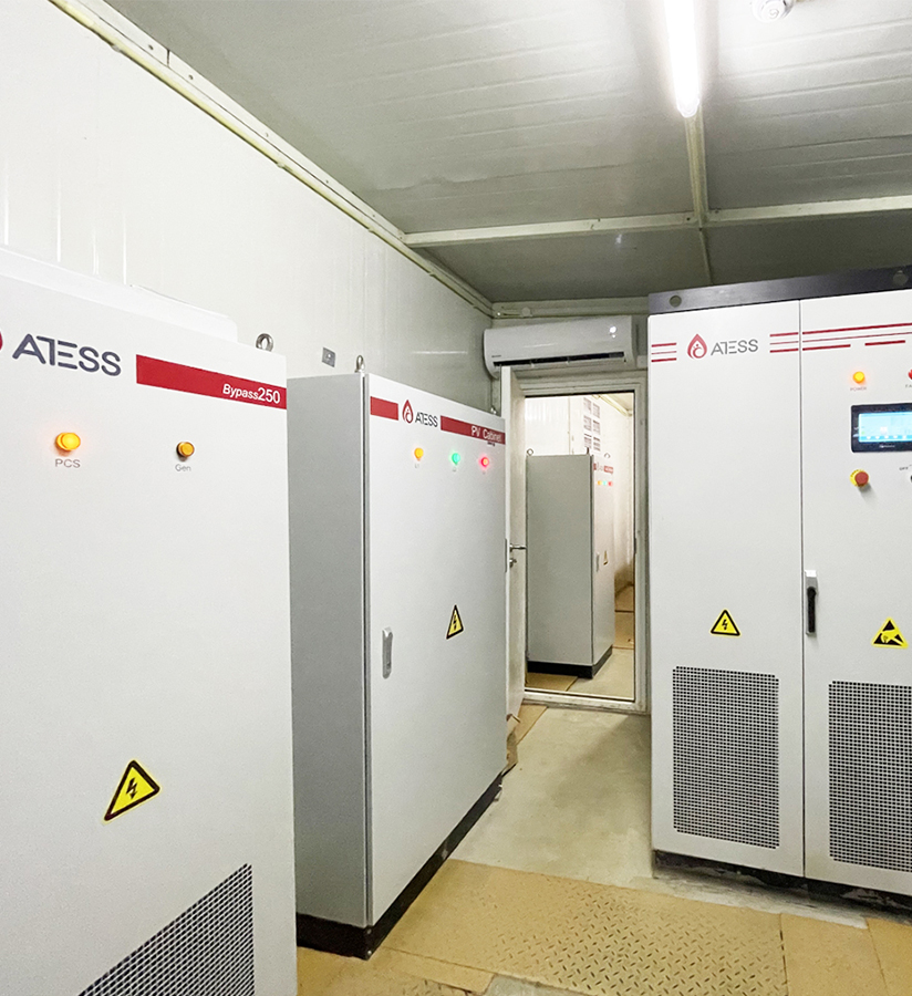 250 kW+1 MWH Lithium-Batteriespeichersystem in Südafrika