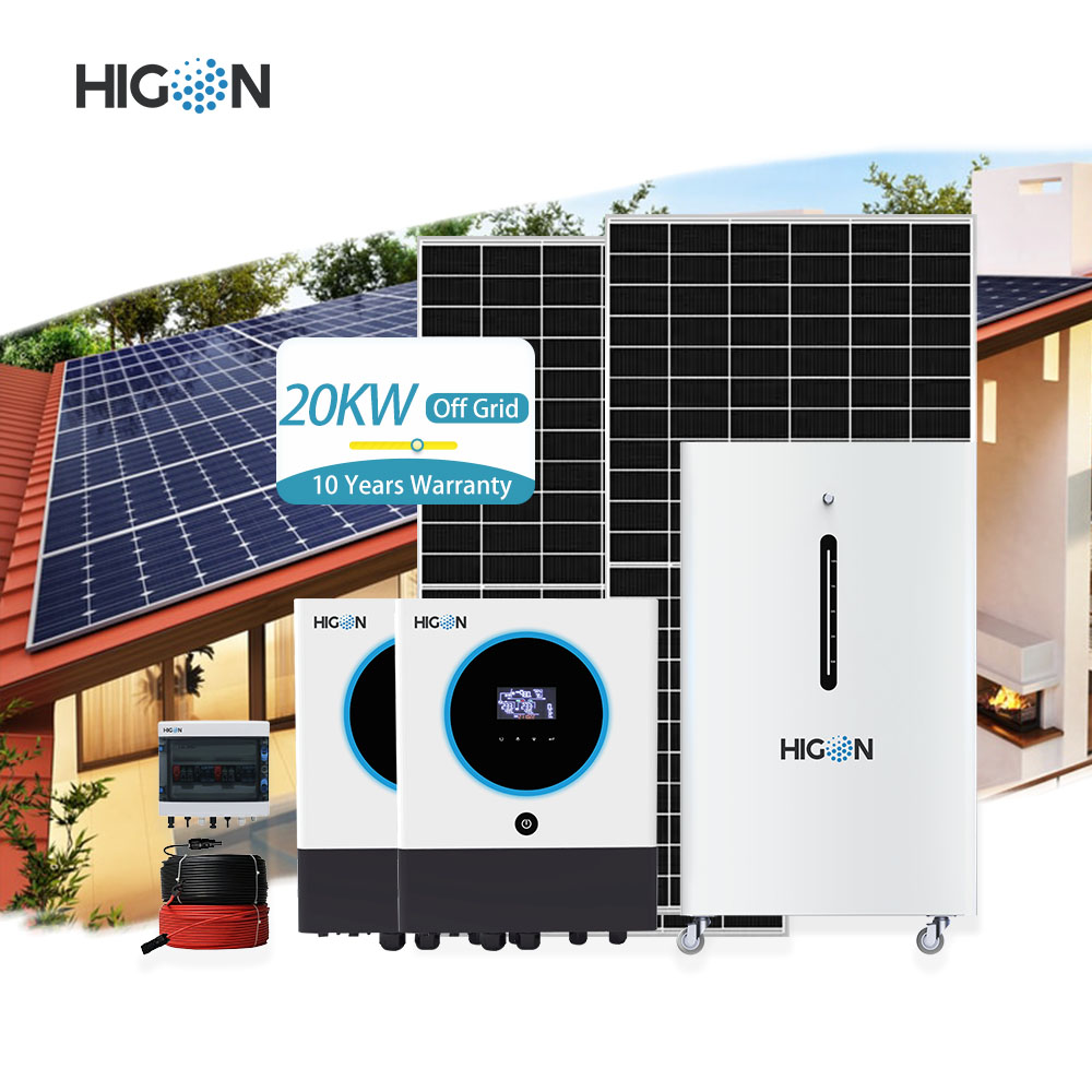 Higon 20 kW Home Solar System vor der Grid Einphase für 4 Räume Haus